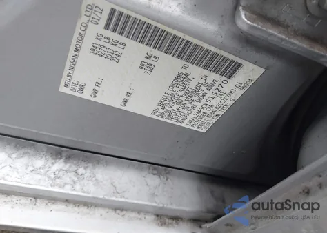 2012 Nissan Altima 2.5 S from USA, damaged, VIN 1N4AL2AP5CN515270